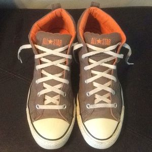 Converse Chuck Taylor All Star, Gray/Orange